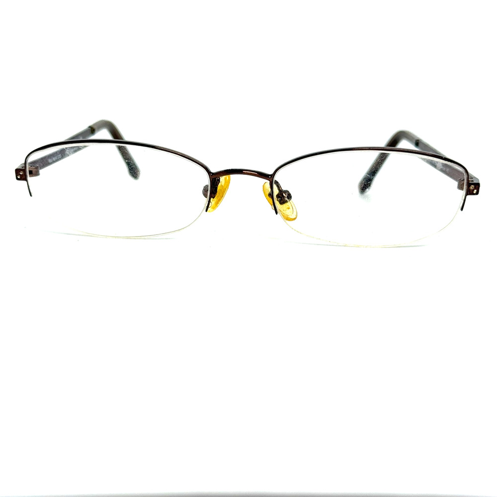 Vera Wang Luxe Duchess Titanium‎ Eyeglasses Handmade Half Rim 51-17-130 20944